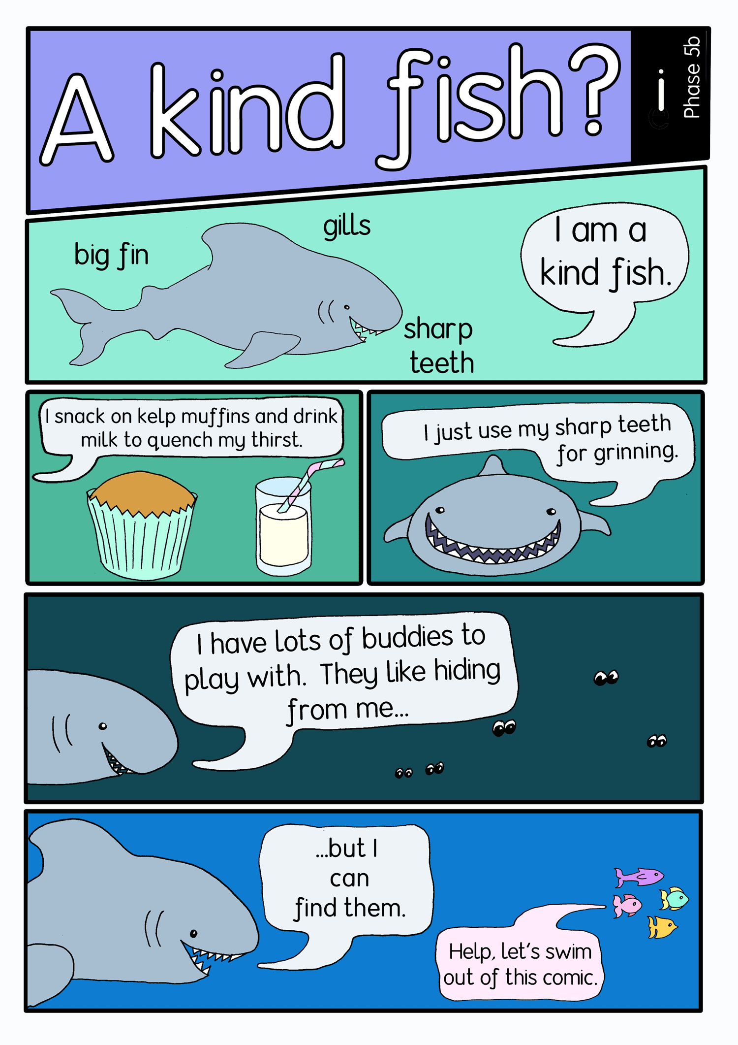 A kind fish comic panel1