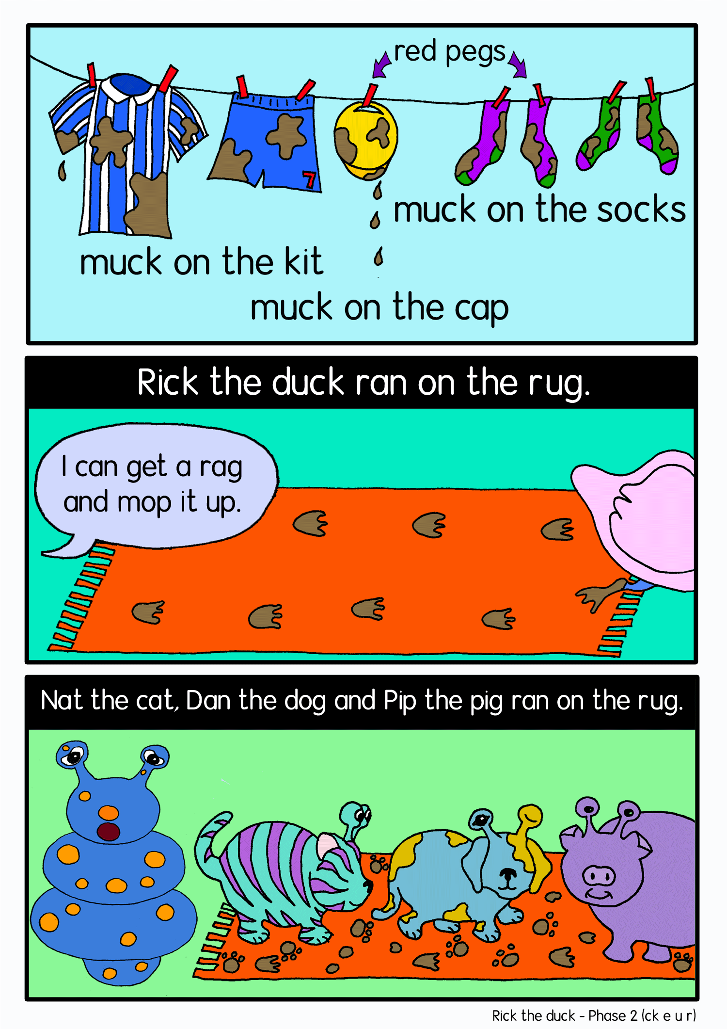 Rick the duck comic panel2