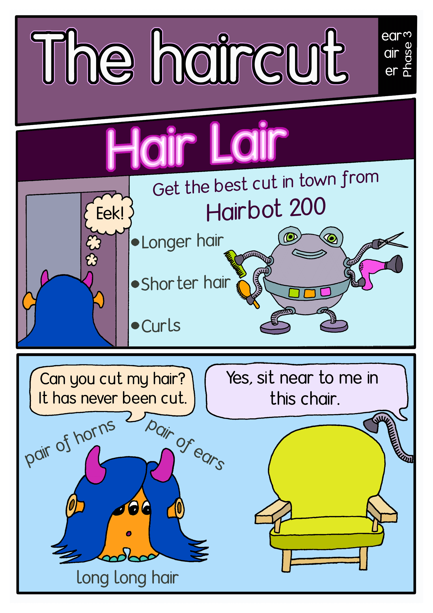 The haircut comic panel1